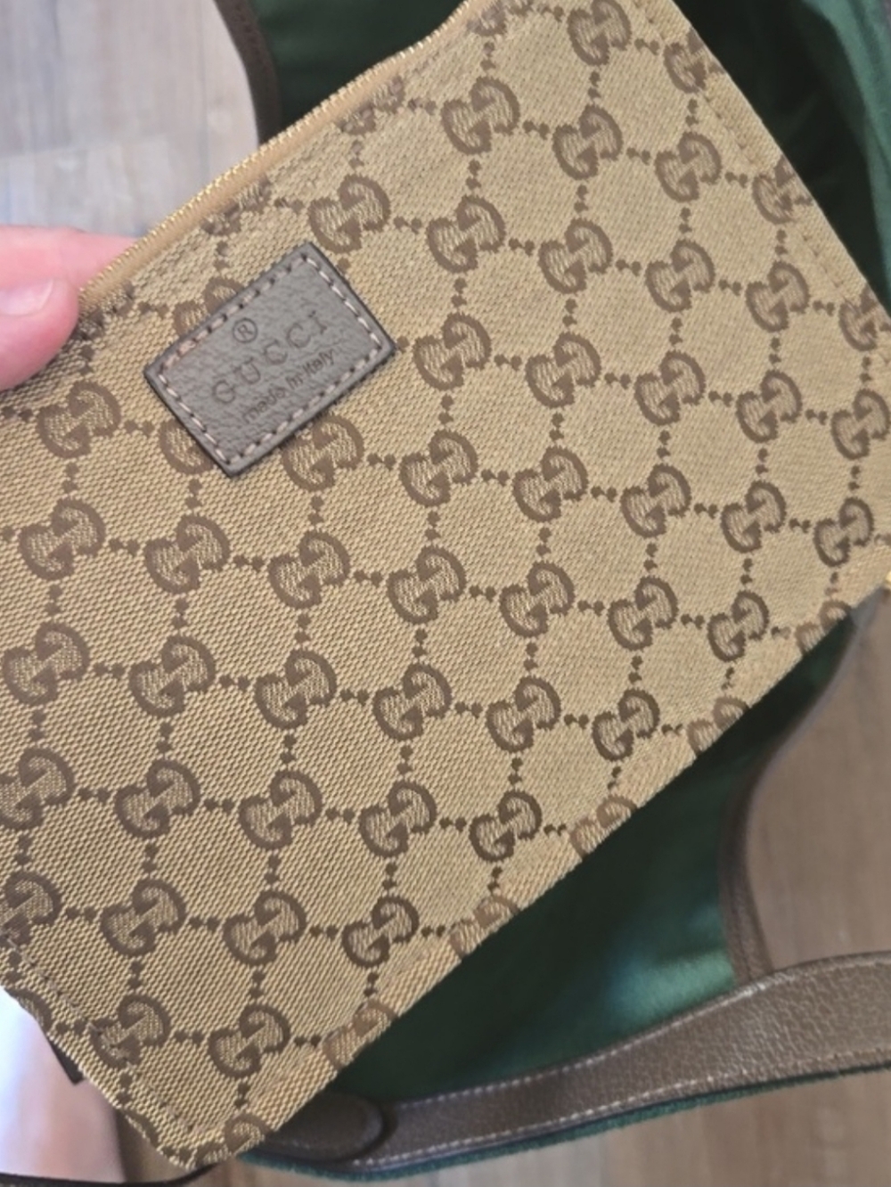Gucci Giglio Handbag And Pouch - Picture 12 of 13